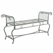 Safavieh Brielle Iron Bench in Green