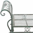 Safavieh Brielle Iron Bench in Green