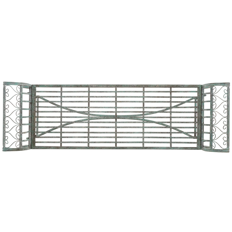 Safavieh Brielle Iron Bench in Green