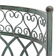 Safavieh Lara Kissing Iron Bench in Green