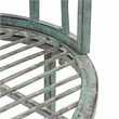 Safavieh Lara Kissing Iron Bench in Green