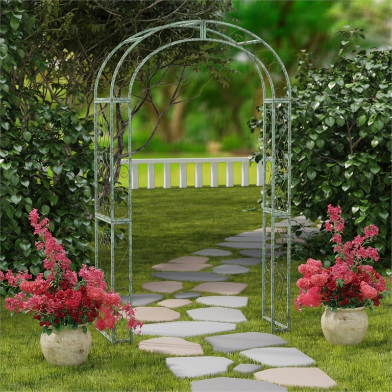 Safavieh Pagan Iron Arch in Green