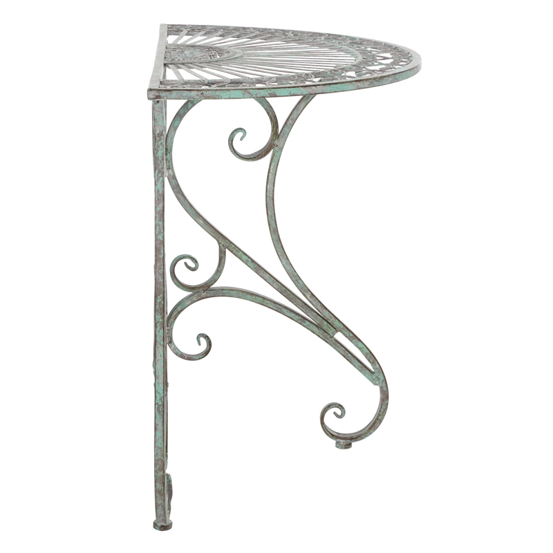 Safavieh Annalise Iron Accent Table in Green