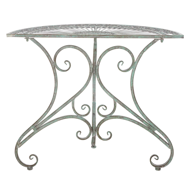 Safavieh Annalise Iron Accent Table in Green