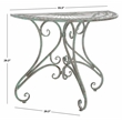Safavieh Annalise Iron Accent Table in Green