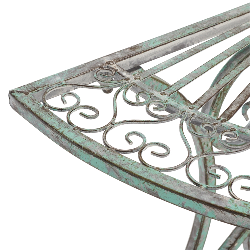 Safavieh Annalise Iron Accent Table in Green