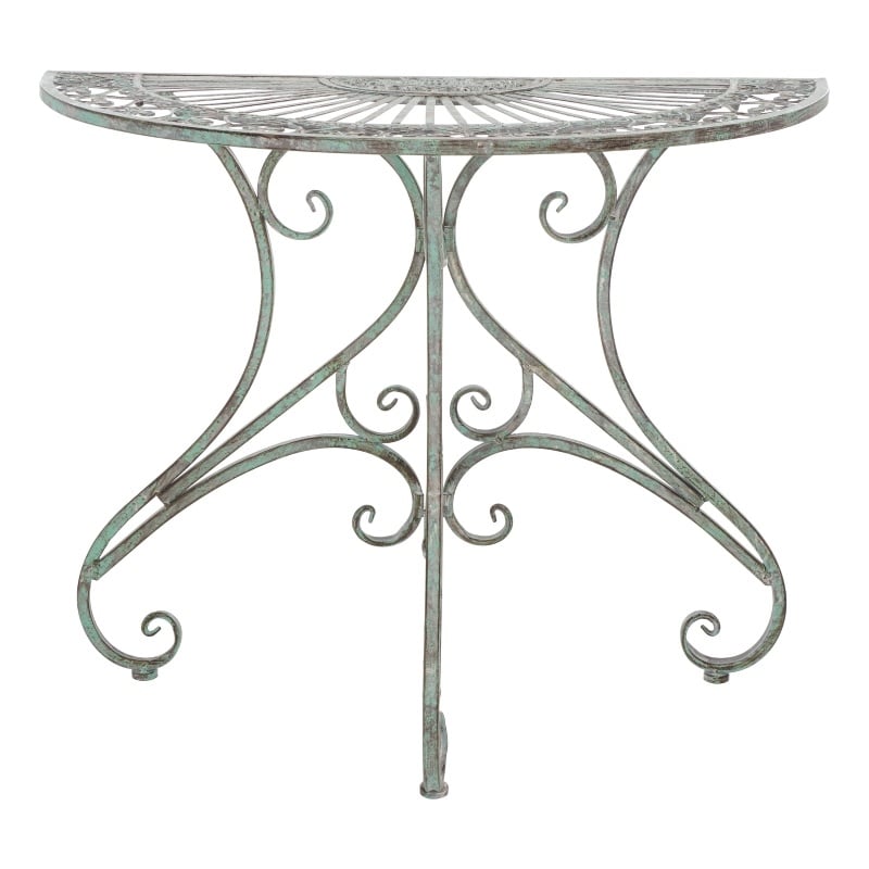 Safavieh Annalise Iron Accent Table in Green