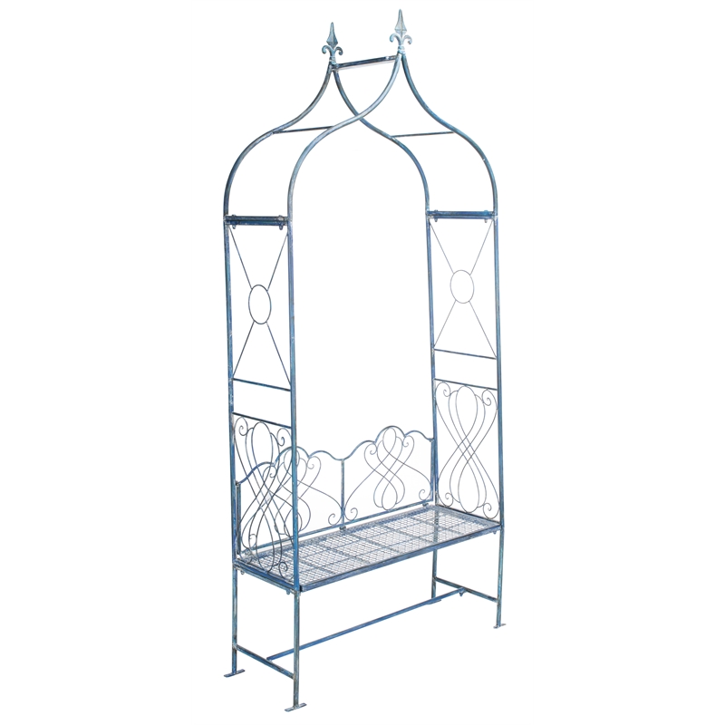 Safavieh Eloise Iron Arbor in Blue