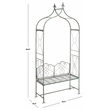 Safavieh Eloise Iron Arbor in Green
