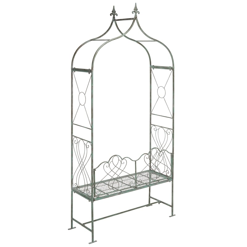 Safavieh Eloise Iron Arbor in Green