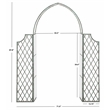 Safavieh Jaida Iron Arbor in Green
