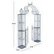 Safavieh Beatrix Iron Arbor in Blue