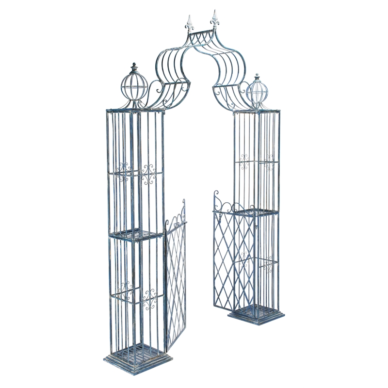 Safavieh Beatrix Iron Arbor in Blue