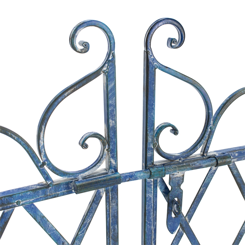 Safavieh Beatrix Iron Arbor in Blue