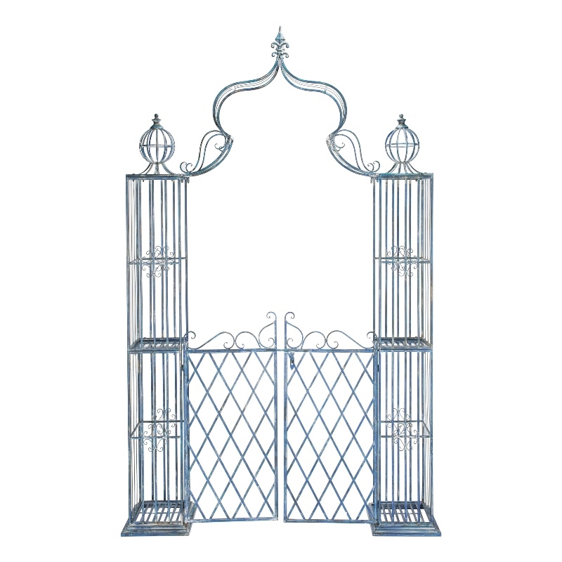 Safavieh Beatrix Iron Arbor in Blue