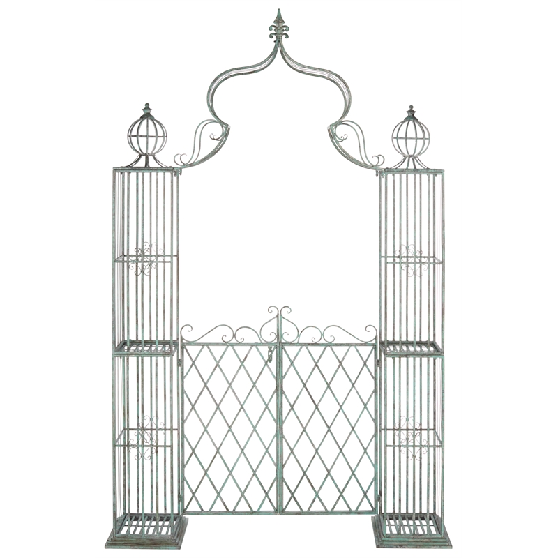 Safavieh Beatrix Iron Arbor in Green