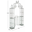 Safavieh Beatrix Iron Arbor in Green