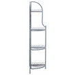 Safavieh Abarrane 4 Tier Iron Corner Shelf in Blue