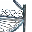 Safavieh Abarrane 4 Tier Iron Corner Shelf in Blue