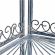 Safavieh Abarrane 4 Tier Iron Corner Shelf in Blue