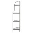 Safavieh Abarrane 4 Tier Iron Corner Shelf in Green