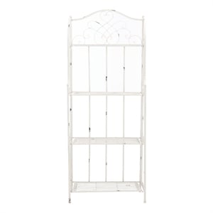 Safavieh Amaris 4 Iron Tier Shelf in White