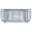 Safavieh Amaris 4 Iron Tier Shelf in Blue