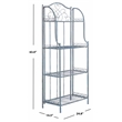 Safavieh Amaris 4 Iron Tier Shelf in Blue