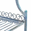 Safavieh Amaris 4 Iron Tier Shelf in Blue