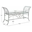 Safavieh Adina Iron Bench in Green