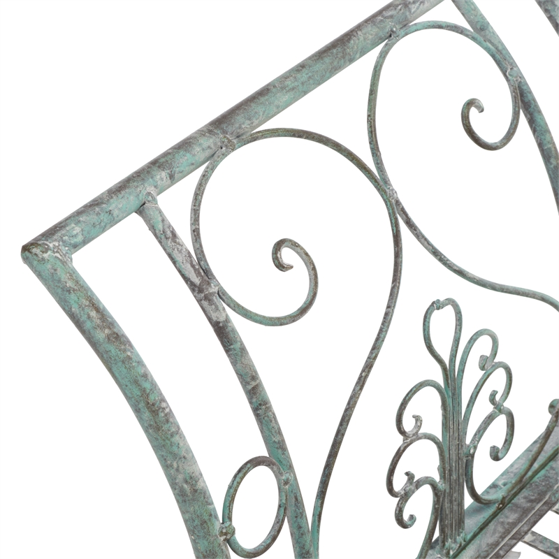 Safavieh Adina Iron Bench in Green