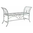 Safavieh Adina Iron Bench in Green
