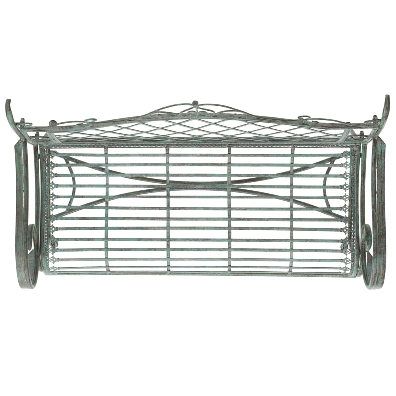 Safavieh Abner Iron Bench in Green