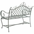 Safavieh Abner Iron Bench in Green