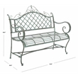 Safavieh Abner Iron Bench in Green