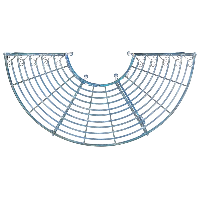Safavieh Abia Tree Iron Bench in Blue