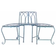 Safavieh Abia Tree Iron Bench in Blue