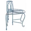 Safavieh Abia Tree Iron Bench in Blue