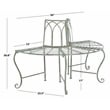 Safavieh Abia Tree Iron Bench in Green