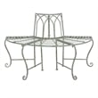 Safavieh Abia Tree Iron Bench in Green
