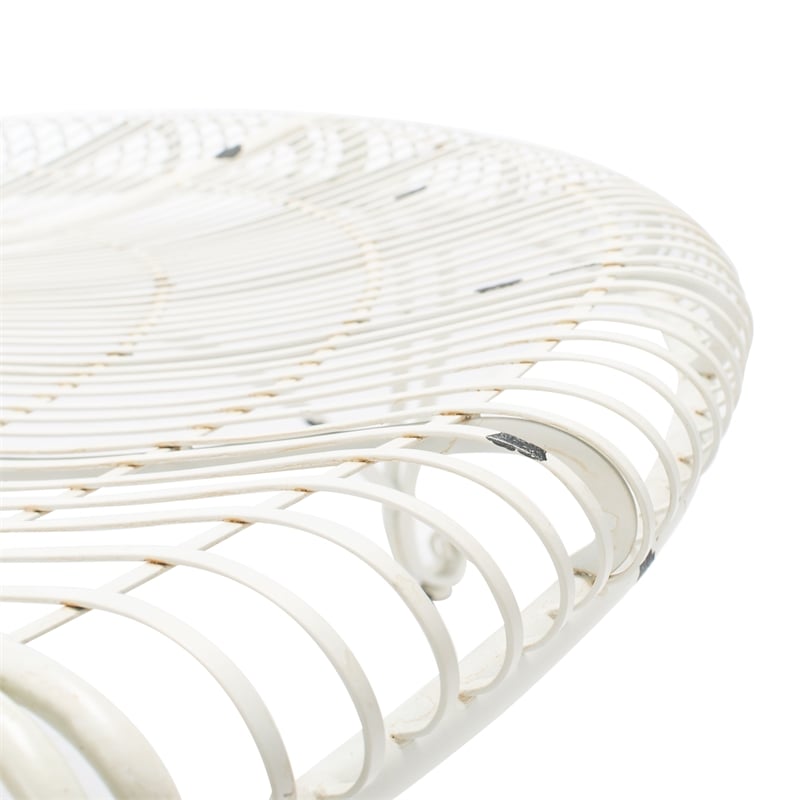 Safavieh Ally Darling Tree Iron Bench in White