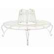 Safavieh Ally Darling Tree Iron Bench in White