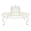 Safavieh Ally Darling Tree Iron Bench in White