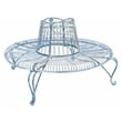 Safavieh Ally Darling Tree Iron Bench in Blue