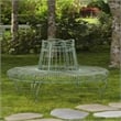 Safavieh Ally Darling Tree Iron Bench in Green