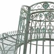 Safavieh Ally Darling Tree Iron Bench in Green