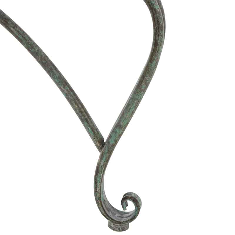 Safavieh Ally Darling Tree Iron Bench in Green