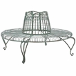 Safavieh Ally Darling Tree Iron Bench in Green