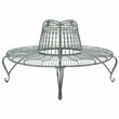 Safavieh Ally Darling Tree Iron Bench in Green