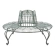 Safavieh Ally Darling Tree Iron Bench in Green